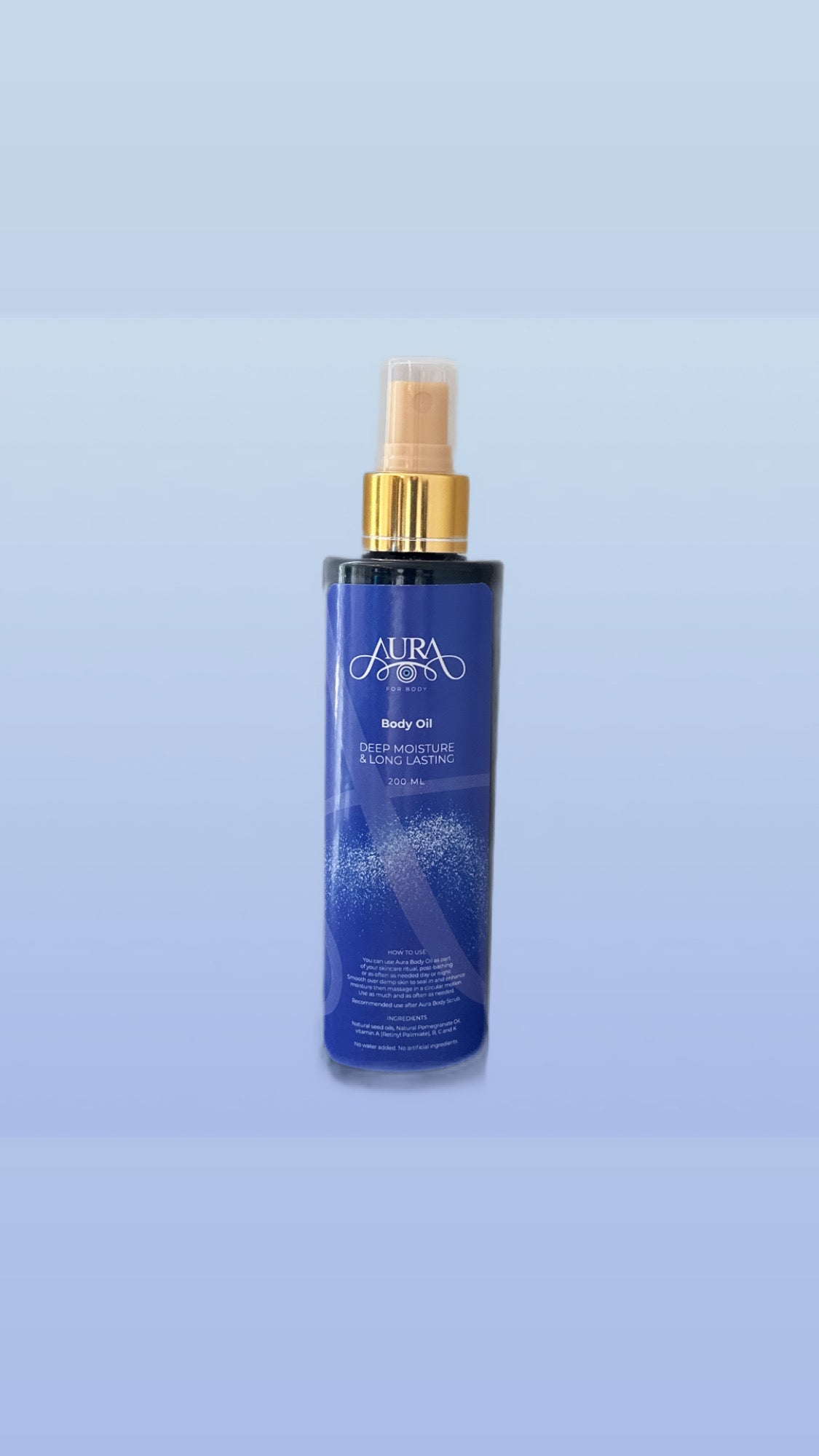 Aura Daily Moisturizing Oil Mist for Rough Sensitive Skin for all skin types - 6.7 fl oz